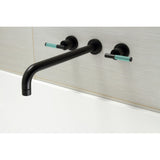 Kaiser Two-Handle 3-Hole Wall Mount Tub Faucet