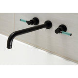 Kaiser Two-Handle 3-Hole Wall Mount Tub Faucet