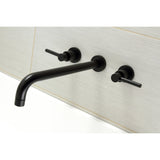 Concord Two-Handle 3-Hole Wall Mount Tub Faucet