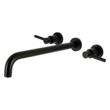 Concord Two-Handle 3-Hole Wall Mount Tub Faucet