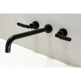 Whitaker Two-Handle 3-Hole Wall Mount Tub Faucet