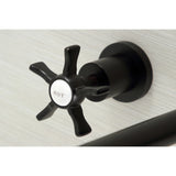 Hamilton Two-Handle 3-Hole Wall Mount Tub Faucet