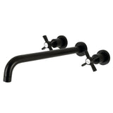 Millennium Two-Handle 3-Hole Wall Mount Tub Faucet
