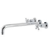 Metropolitan Two-Handle 3-Hole Wall Mount Tub Faucet