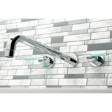 Kaiser Two-Handle 3-Hole Wall Mount Tub Faucet