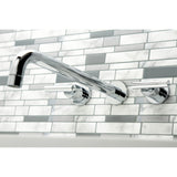Manhattan Two-Handle 3-Hole Wall Mount Roman Tub Faucet