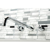 Kaiser Two-Handle 3-Hole Wall Mount Tub Faucet