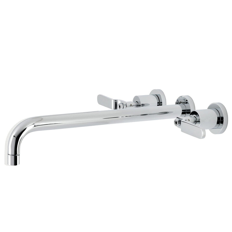 Whitaker Two-Handle 3-Hole Wall Mount Tub Faucet