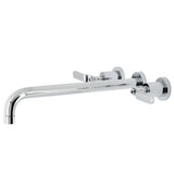 Whitaker Two-Handle 3-Hole Wall Mount Tub Faucet