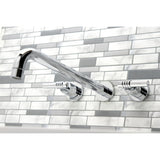 Milano Two-Handle 3-Hole Wall Mount Roman Tub Faucet