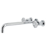Belknap Two-Handle 3-Hole Wall Mount Tub Faucet