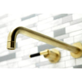 Kaiser Two-Handle 3-Hole Wall Mount Tub Faucet