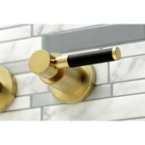 Kaiser Two-Handle 3-Hole Wall Mount Tub Faucet