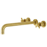 Concord Two-Handle 3-Hole Wall Mount Roman Tub Faucet