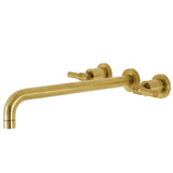 Milano Two-Handle 3-Hole Wall Mount Roman Tub Faucet