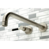 Kaiser Two-Handle 3-Hole Wall Mount Tub Faucet