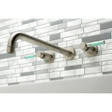 Kaiser Two-Handle 3-Hole Wall Mount Tub Faucet