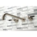 Kaiser Two-Handle 3-Hole Wall Mount Tub Faucet