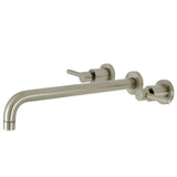 Concord Two-Handle 3-Hole Wall Mount Tub Faucet