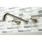 Whitaker Two-Handle 3-Hole Wall Mount Tub Faucet