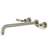 Whitaker Two-Handle 3-Hole Wall Mount Tub Faucet