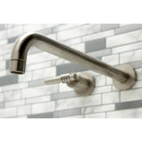 Milano Two-Handle 3-Hole Wall Mount Roman Tub Faucet