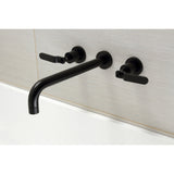 Whitaker Two-Handle 3-Hole Wall Mount Tub Faucet