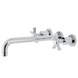 Hamilton Two-Handle 3-Hole Wall Mount Tub Faucet
