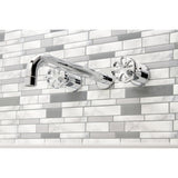Belknap Two-Handle 3-Hole Wall Mount Tub Faucet