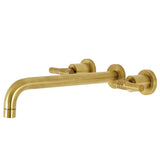 Milano Two-Handle 3-Hole Wall Mount Roman Tub Faucet