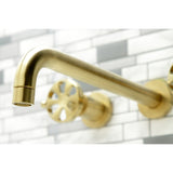 Belknap Two-Handle 3-Hole Wall Mount Tub Faucet
