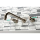 Kaiser Two-Handle 3-Hole Wall Mount Roman Tub Faucet