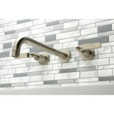 Whitaker Two-Handle 3-Hole Wall Mount Tub Faucet