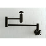 Concord Two-Handle 1-Hole Wall Mount Pot Filler Faucet