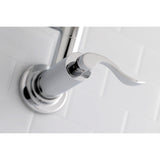 NuWave Two-Handle 1-Hole Wall Mount Pot Filler