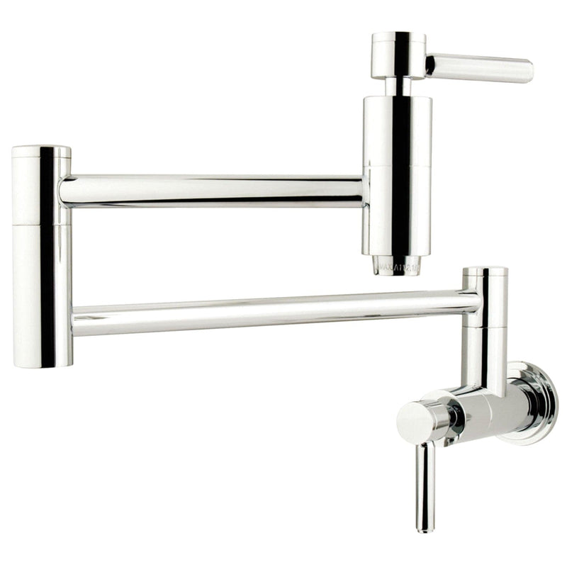 Concord Two-Handle 1-Hole Wall Mount Pot Filler Faucet
