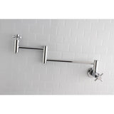 Concord Two-Handle 1-Hole Wall Mount Pot Filler Faucet