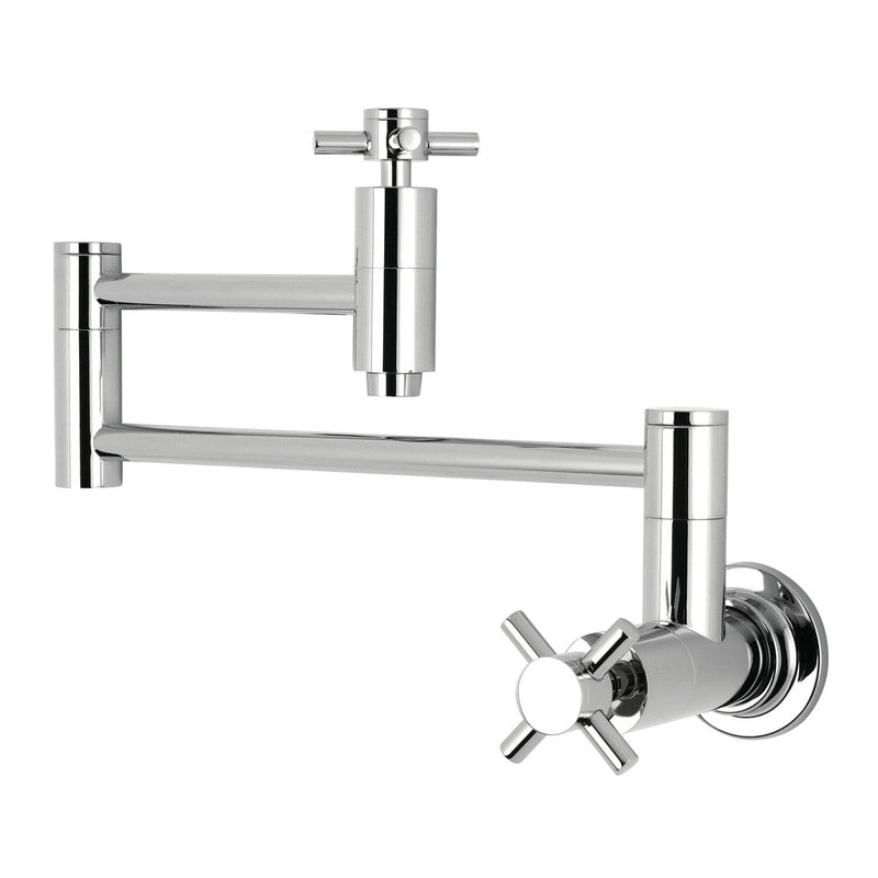 Concord Two-Handle 1-Hole Wall Mount Pot Filler Faucet