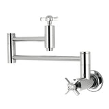 Millennium Two-Handle 1-Hole Wall Mount Pot Filler Faucet