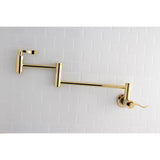 NuWave Two-Handle 1-Hole Wall Mount Pot Filler