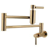 Concord Two-Handle 1-Hole Wall Mount Pot Filler