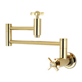 Millennium Two-Handle 1-Hole Wall Mount Pot Filler Faucet