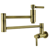 Concord Two-Handle 1-Hole Wall Mount Pot Filler