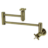 Millennium Two-Handle 1-Hole Wall Mount Pot Filler Faucet