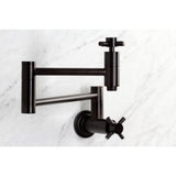 Concord Two-Handle 1-Hole Wall Mount Pot Filler Faucet