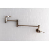 NuWave Two-Handle 1-Hole Wall Mount Pot Filler