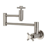 Concord Two-Handle 1-Hole Wall Mount Pot Filler Faucet