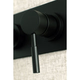 Concord Single-Handle 2-Hole Wall Mount Bathroom Faucet