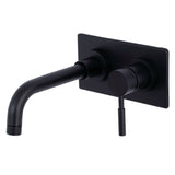 Concord Single-Handle 2-Hole Wall Mount Bathroom Faucet