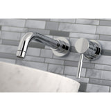 Concord Single-Handle 2-Hole Wall Mount Bathroom Faucet